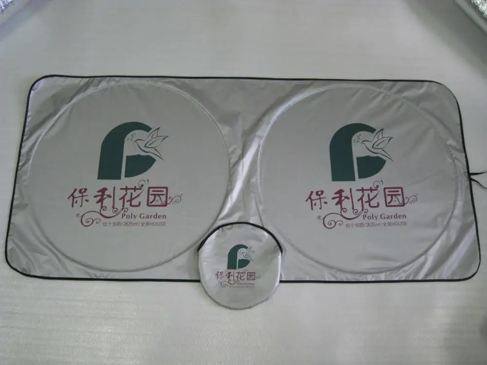 170T 190T 210T Fabric Car Windshield Sunshade Front Window Sun Shade