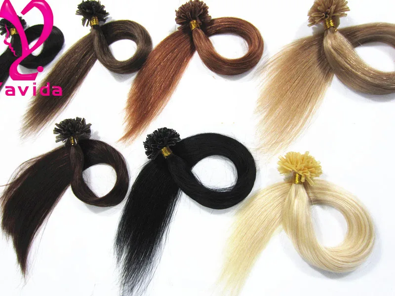 Alibaba express pre-bonded/u-tip/i-tip/v-tip/keratin/nail unprocessed remy fusion hair extension