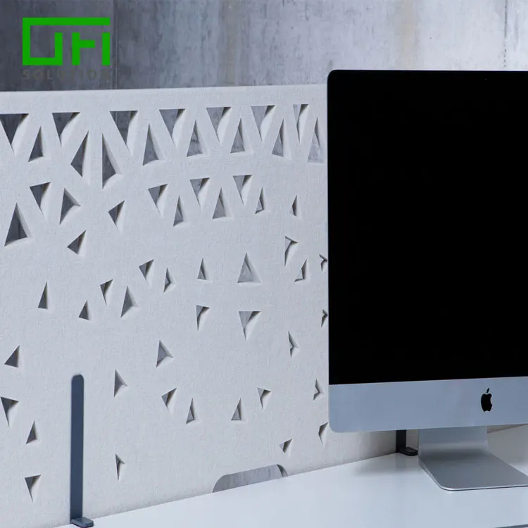 Eco-Friendly PET Acoustic Panels Fireproof Sound Insulation Hanging Polyester Acoustic Carved Panels