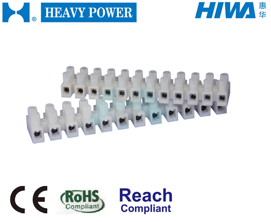 
Terminal Blocks-Economy with brass strip 