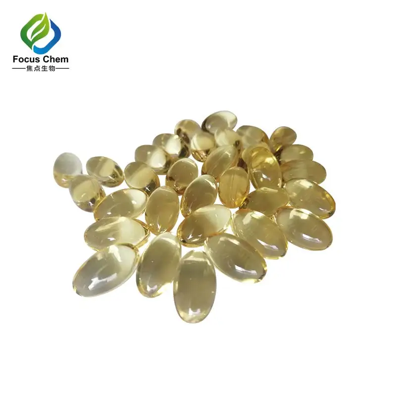 Flaxseed oil and vitamin E softgel for auxiliary lower blood lipid