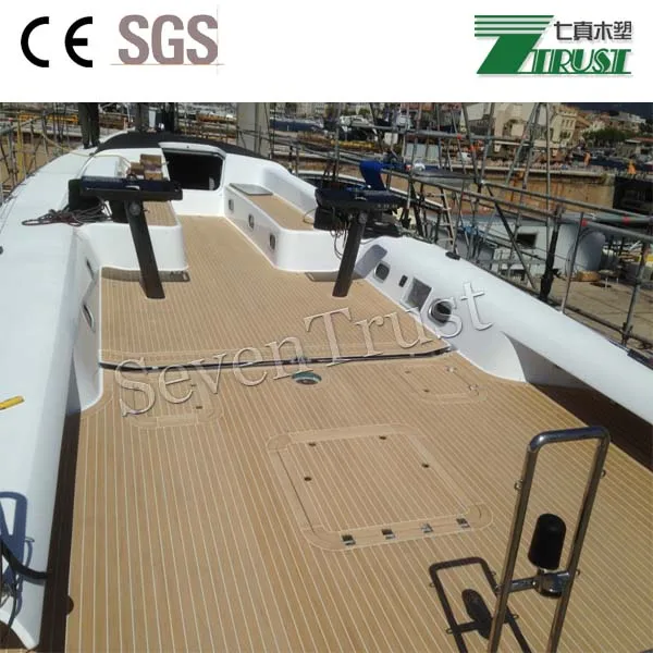 Stripe Easy-install Soft Laminate Pvc Boat Decking