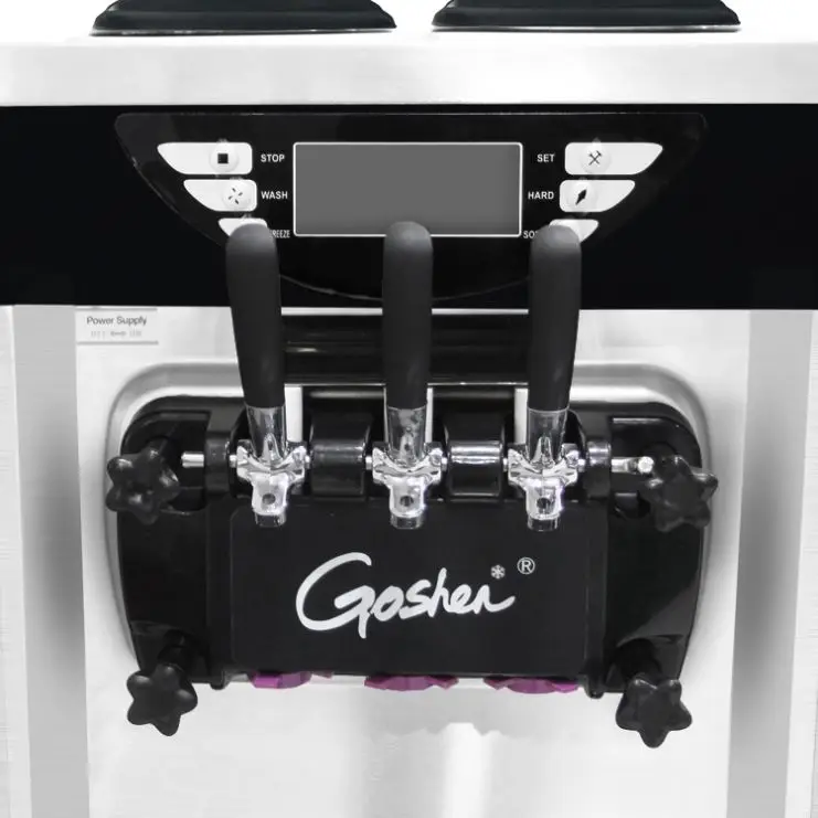 Goshen Electro Freeze  Keep Fresh 3 Flavor Desktop Commercial Automatic Ice Cream Machine