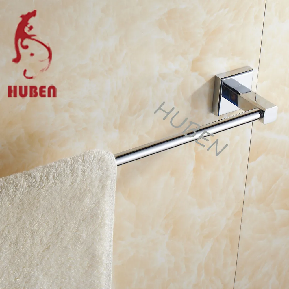 china supply bathroom brass single towel rail