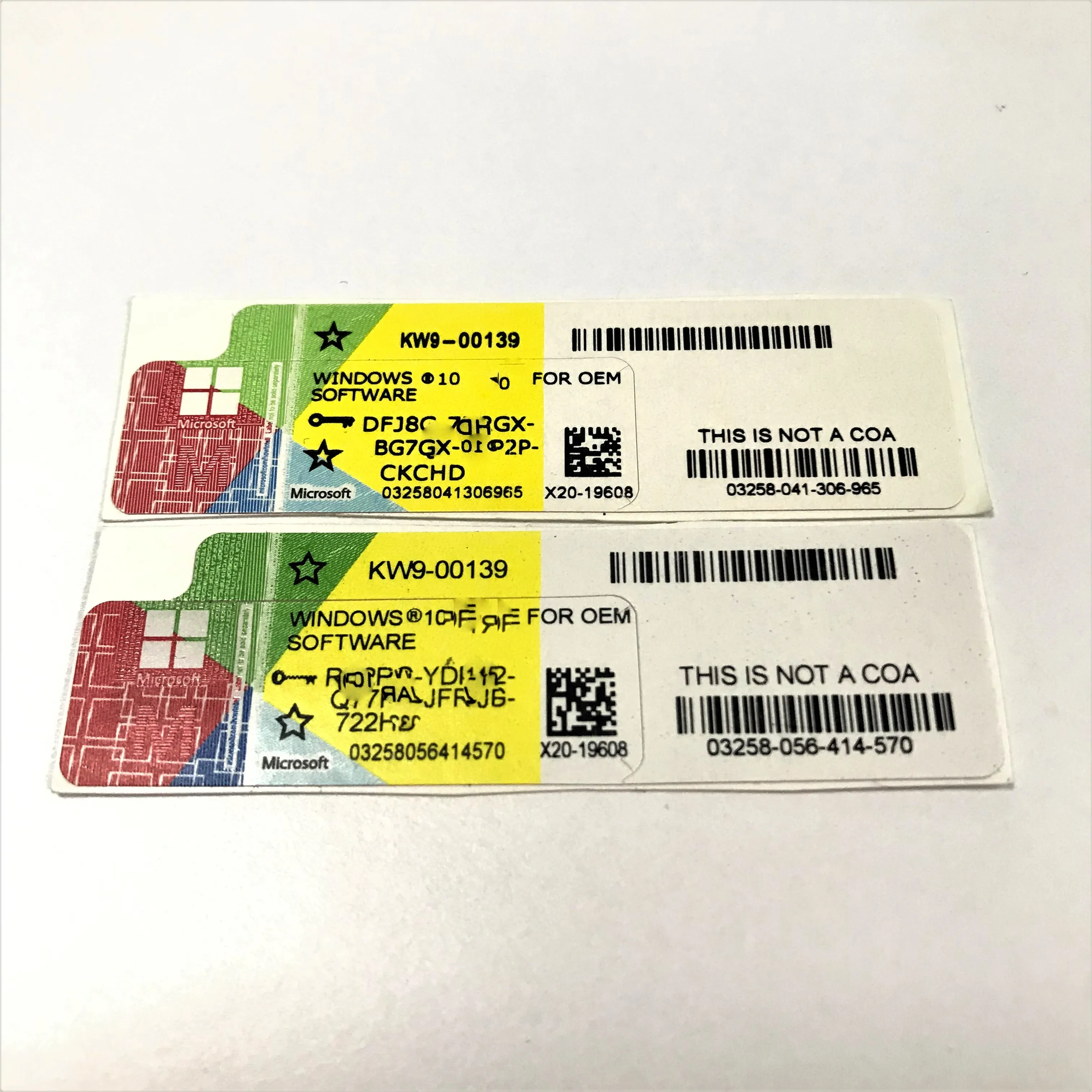 
100% Online Activation Microsoft Windows 10 Professional windows 10 pro key coa sticker Korean version win 10 Pro COA STICKER 