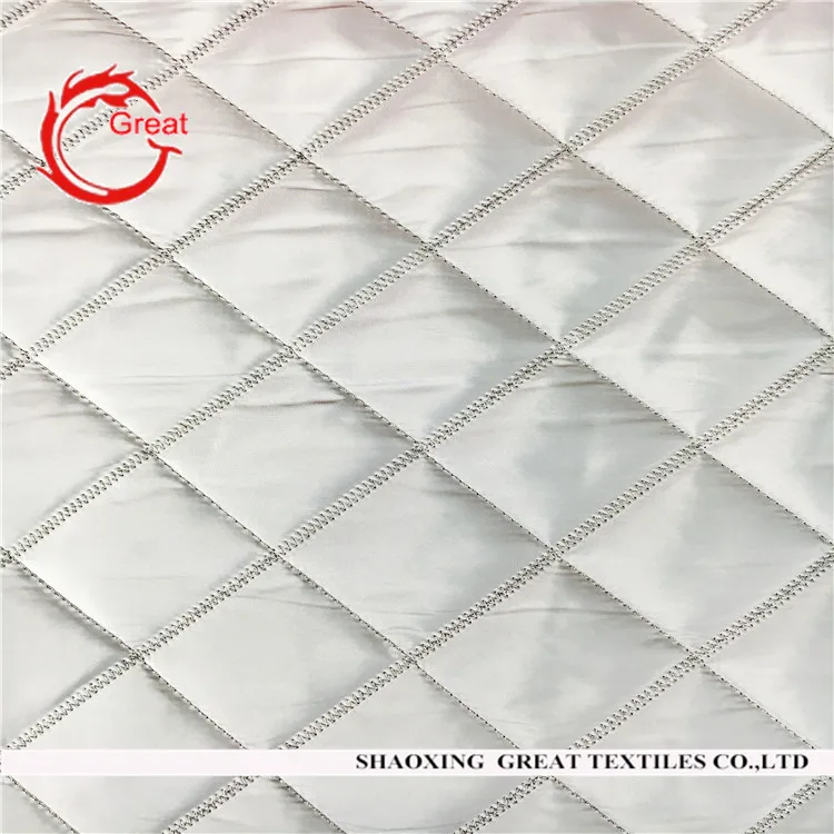 
winter quilted jacket fabric designer quilted jacket fabric accept OEM 