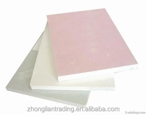 Soundproof 9mm 18mm gypsum board price in india egypt thailand turkey oman dubai