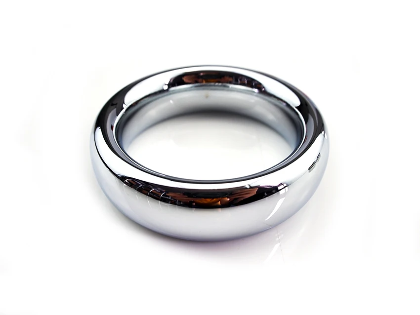 50mm  stainless steel cock ring scrotum stretcher penis ring ejaculation ball stretcher