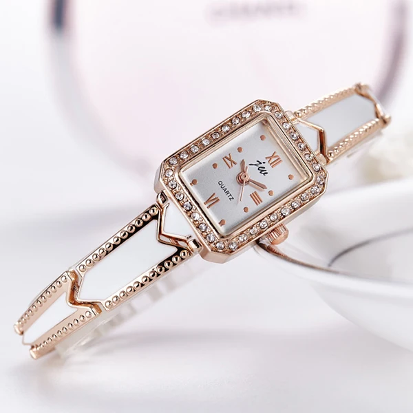 Online Shop China Gold Plate Women Diamond Watch