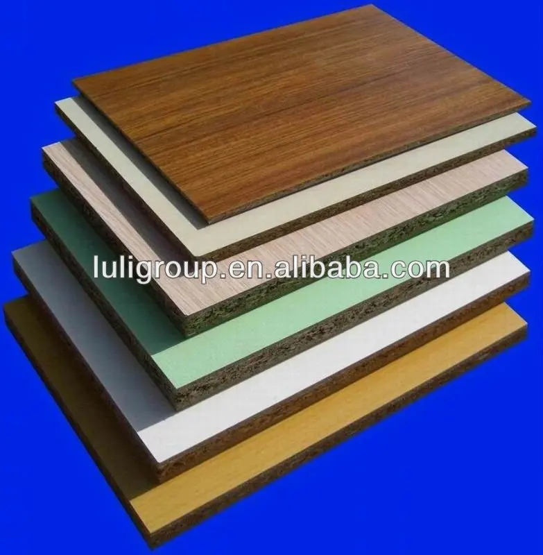 melamine faced  chipboard melamine coated particle board laminated board