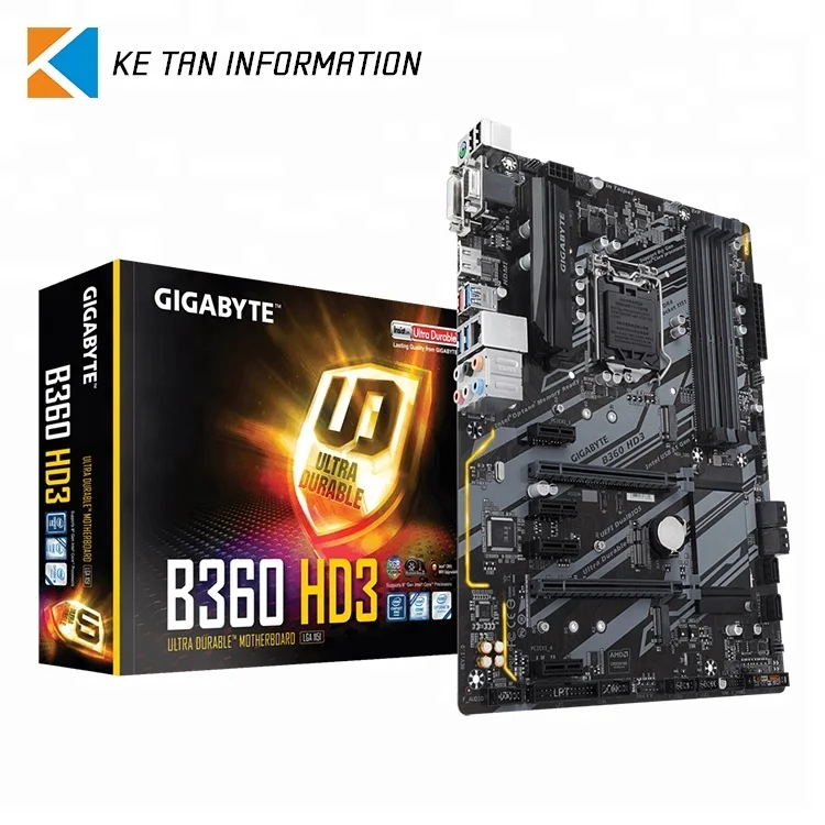 GIGABYTE Intel B360 HD3 Motherboard Intel B360 LGA1151 Motherboard B360M Motherboard