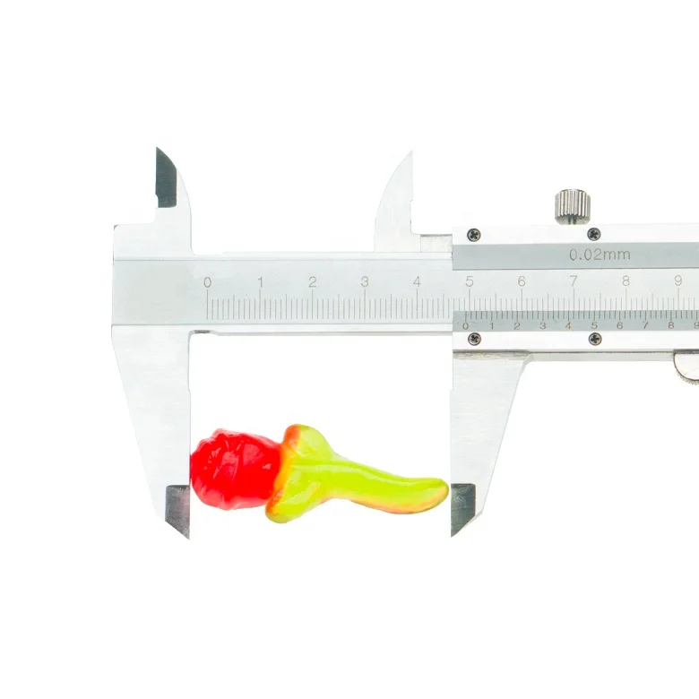 Insurance order rose shape gummy candy with design