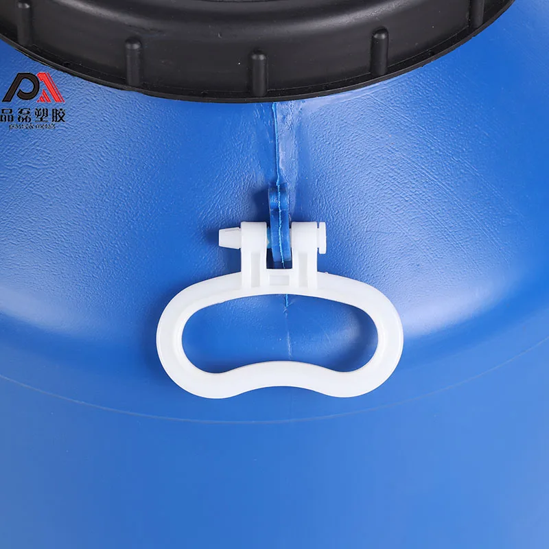 25L 50L 100 %  HDPE white/ blue round plastic drum barrel