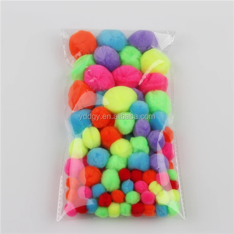 Factory supply DIY crafts pipe cleaners and pompoms suits toys for kids or wedding party decoration