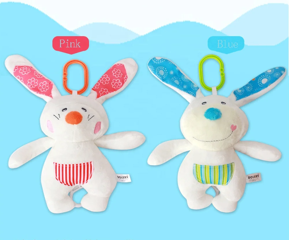  Мягкая музыкальная игрушка Dolery Rabbit Pull для детской