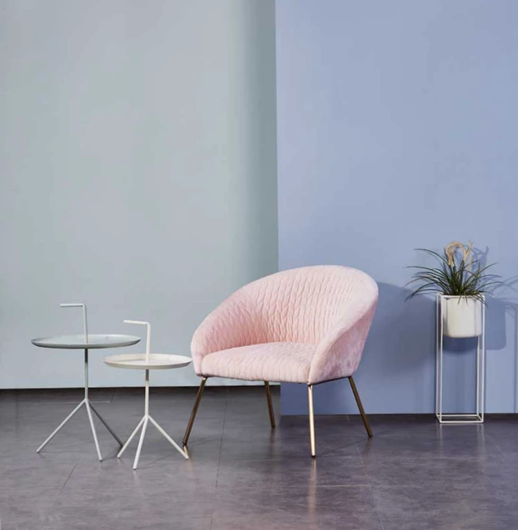 
hot sale 2021 new design living room furniture modern Two Seat living room chairs metal leg living room chair 