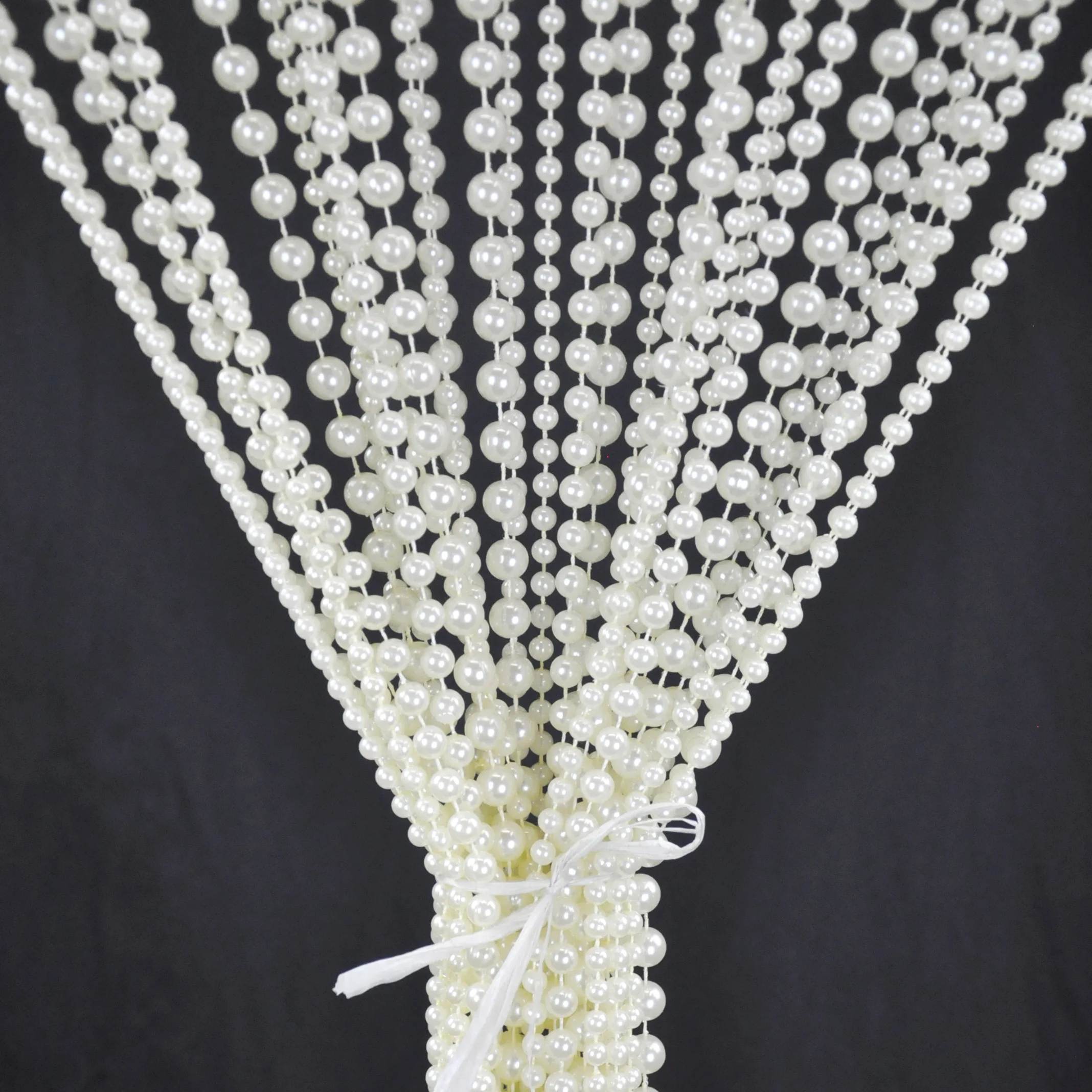 Pearl plastic ball beads string curtain for event and wedding decoration