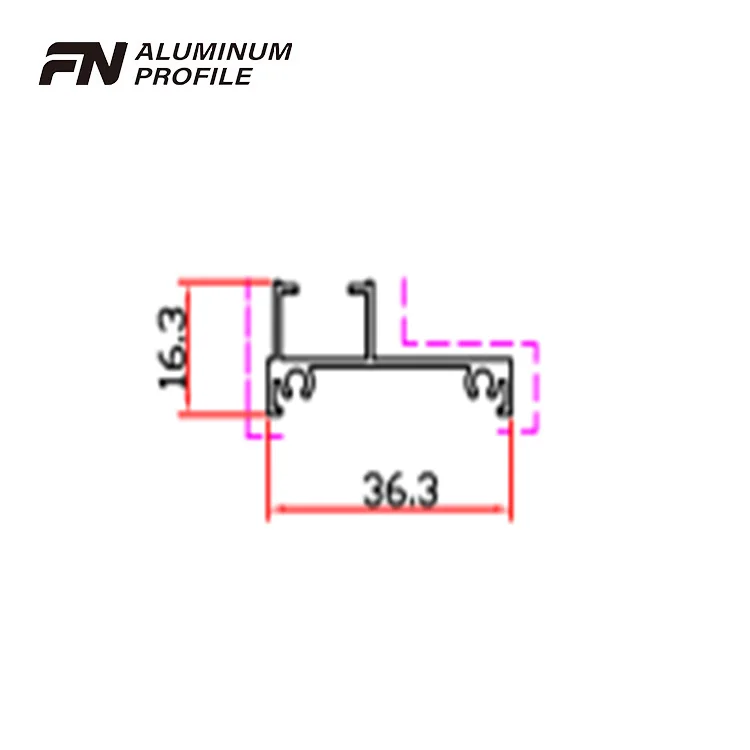 Extrusion for Curtain Wall Aluminium Window Profile Cheap aluminum Custom extrusion aluminium window profile price