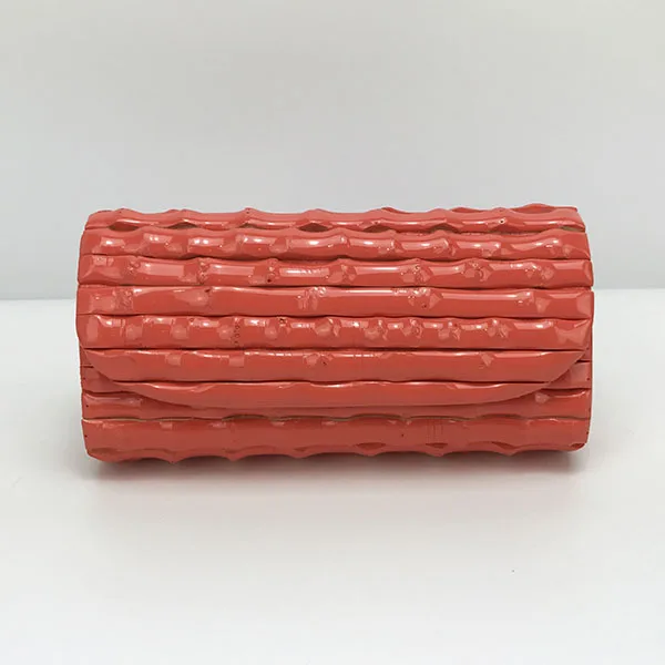 
2019 Custom unique designer 100% handmade bamboo rattan wallet bag 