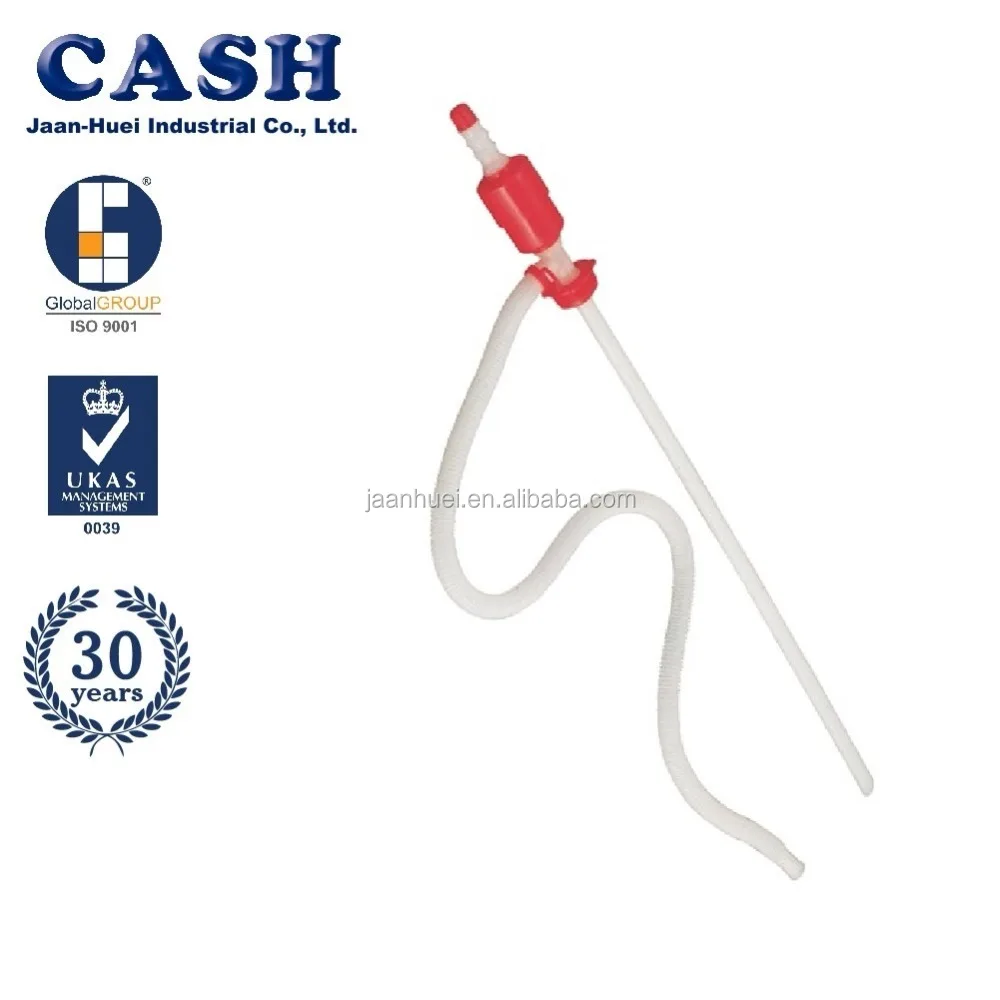 Manual Plastic Siphon Pump for Diesel Fuel, Gasoline, Kerosene, Water