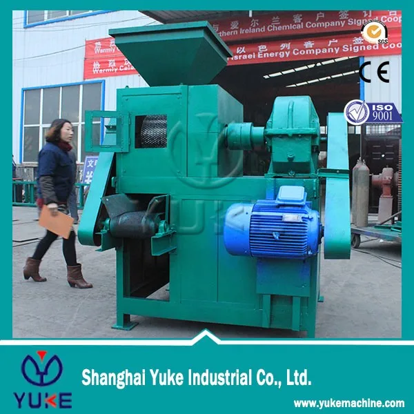 Factory price sawdust rice husk charcoal coal ball briquettes making uses briquette press machine