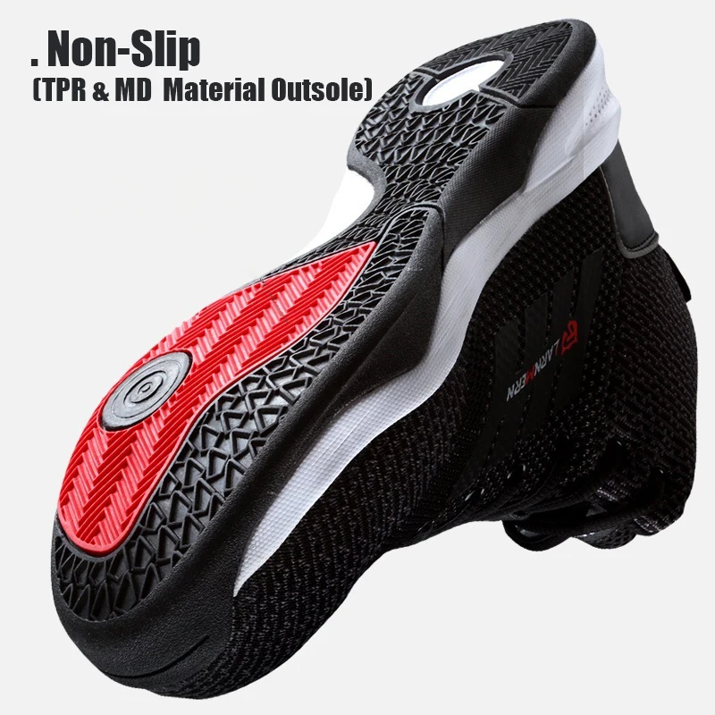 Мужские защитные ботинки LARNMERN со стальным носком, дышащая легкая рабочая обувь, строительные защитные ботинки