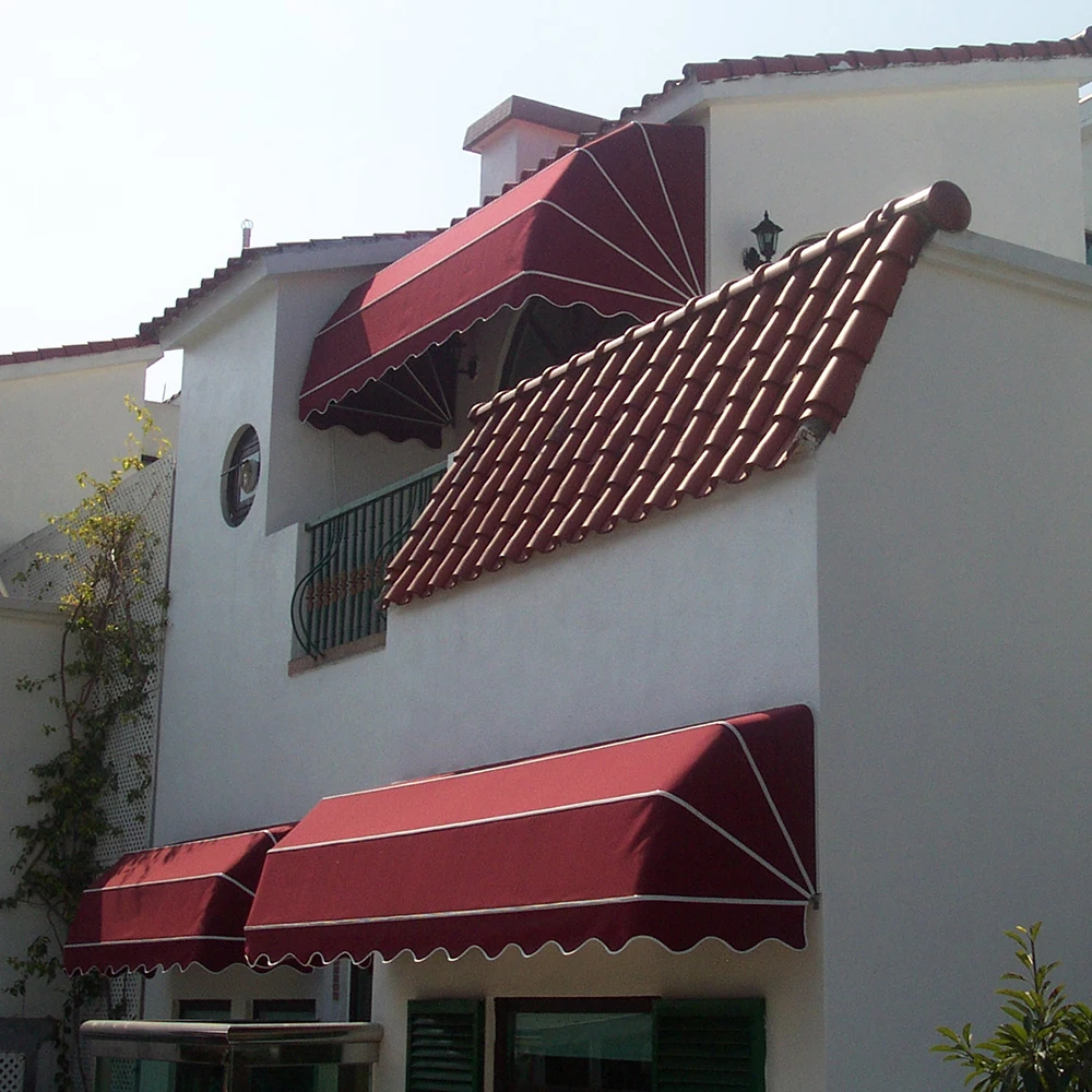 Наружный коммерческий ручной тент для окон «сделай сам»