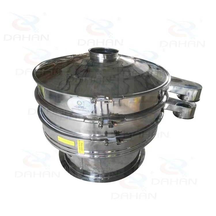 Food grade wheat powder flour vibro sifter circular rotary vibrating screen seive machine