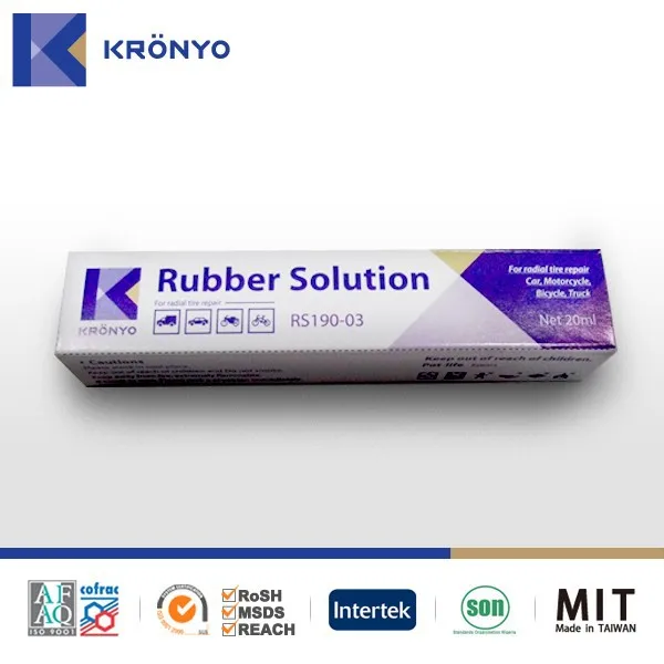 KRONYO rubber glue super glue solution vulcanized rubber glue