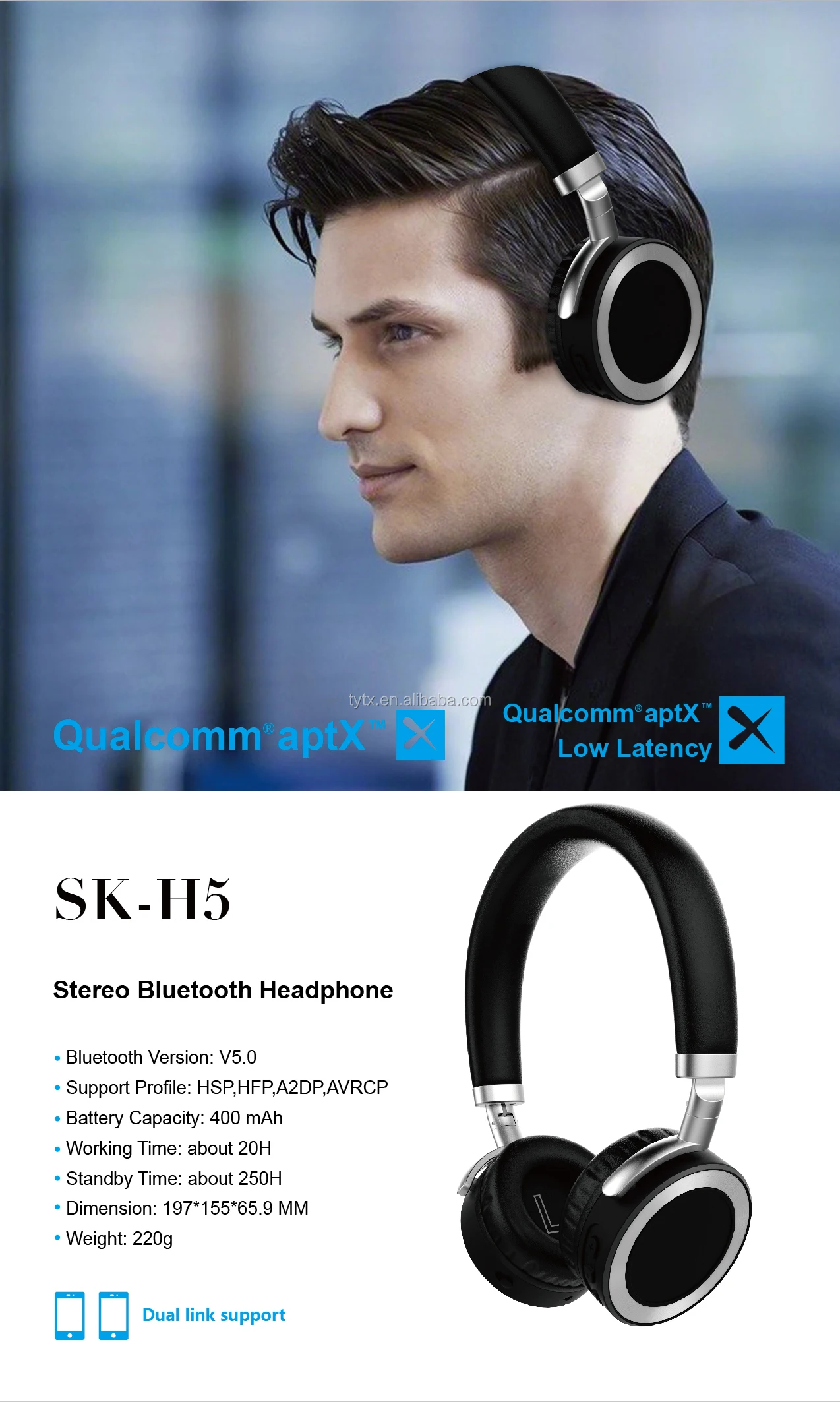 Qualcomm QCC3005 New Chip Series Bluetooth v5.0 Headsets High Quality aptx Low Latency Codec Wireless Stereo Earphone Gadgets
