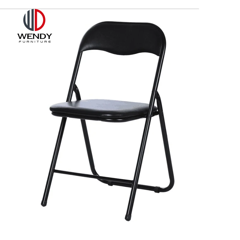 China factory cheap price metal iron folding wedding dining chairs for restaurant