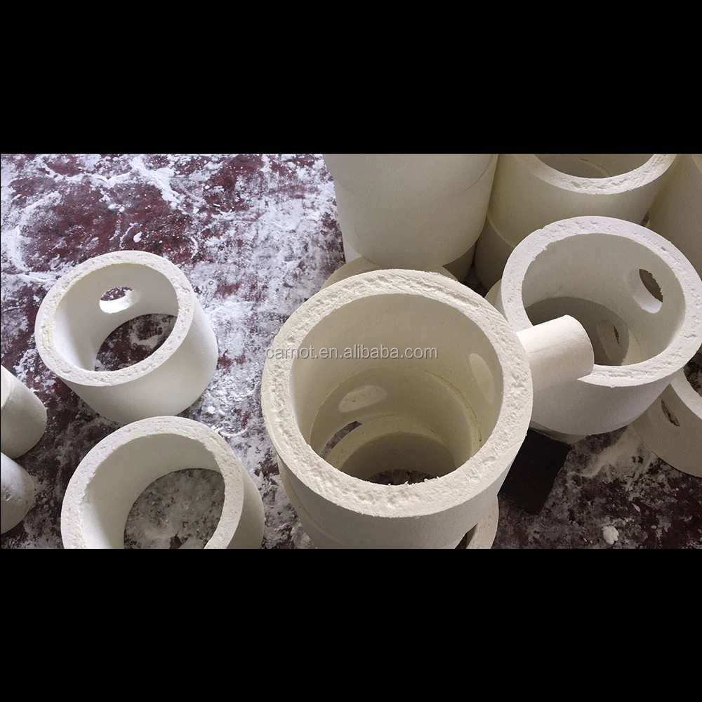 Ceramic zirconia fiber heating crucible