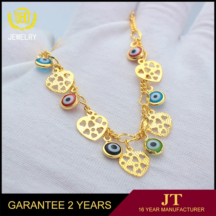 
Fashion Jewelry Gold Chain Bracelet Anklet Made In China 