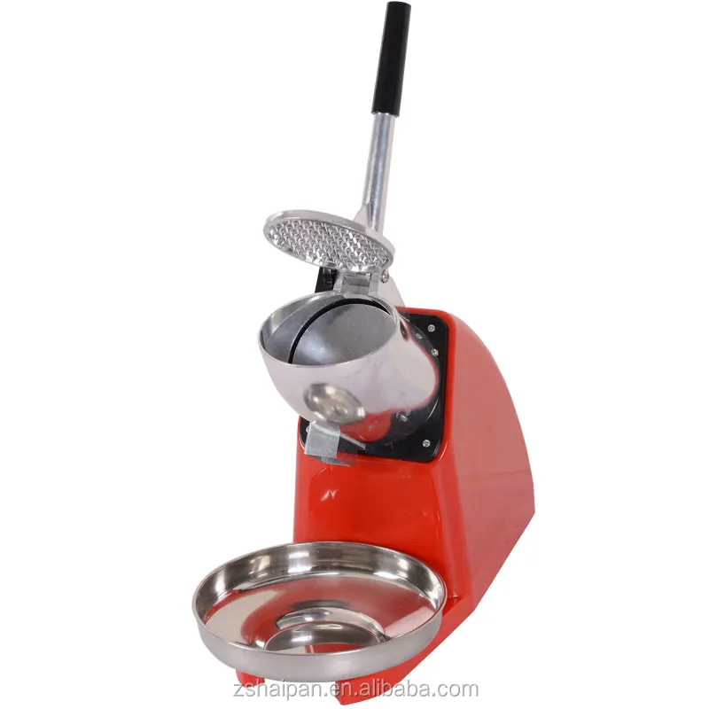 
250W Block Ice Shaver Machine Heavy Duty Snow Cone Maker Shaved Ice Swan Electric Crusher Classic Model 