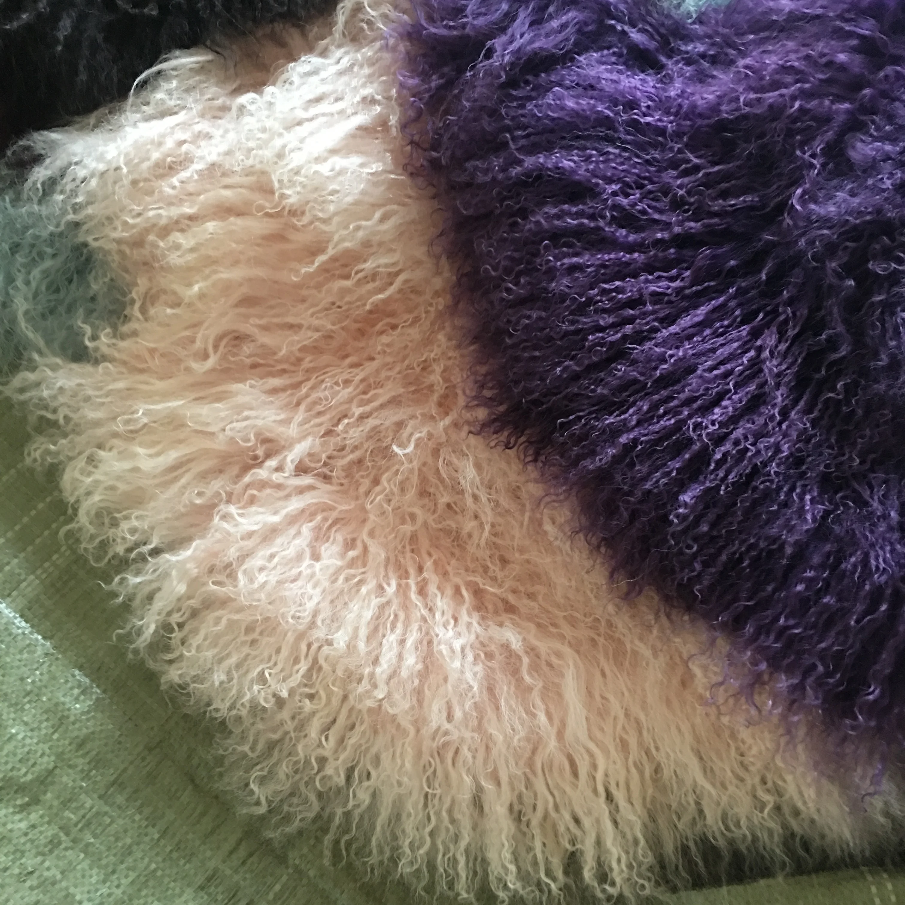 Mongolian lamb fur lambskin pelt for sale