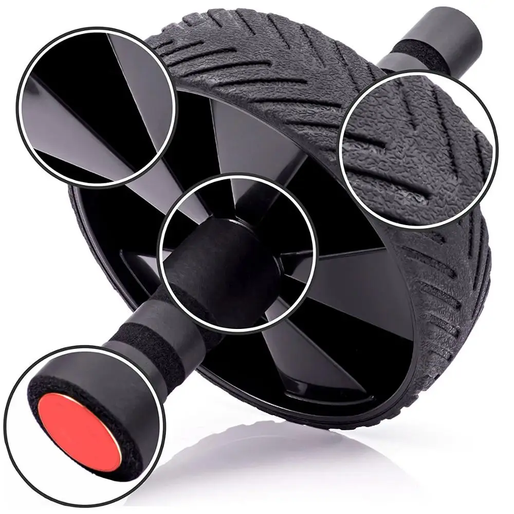 Home Gym Exercise No Noise Fitness AB Abdominal Wheel Roller