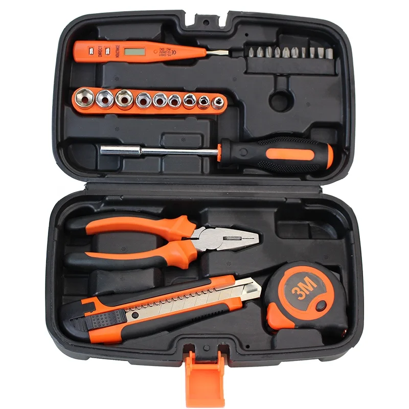 Hand Tool Set 25pcs hot sale Repair Hardware Household function Hardware Hand Practical Combination Suit Maintenance Tool kit