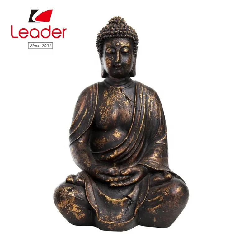 2019 New Polyresin Outdoor Buddha Statues with LED Light Buddha Water fountain