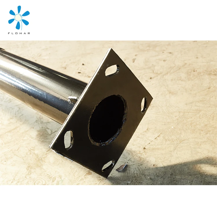 6m/8m led galvanized street lighting pole 8m