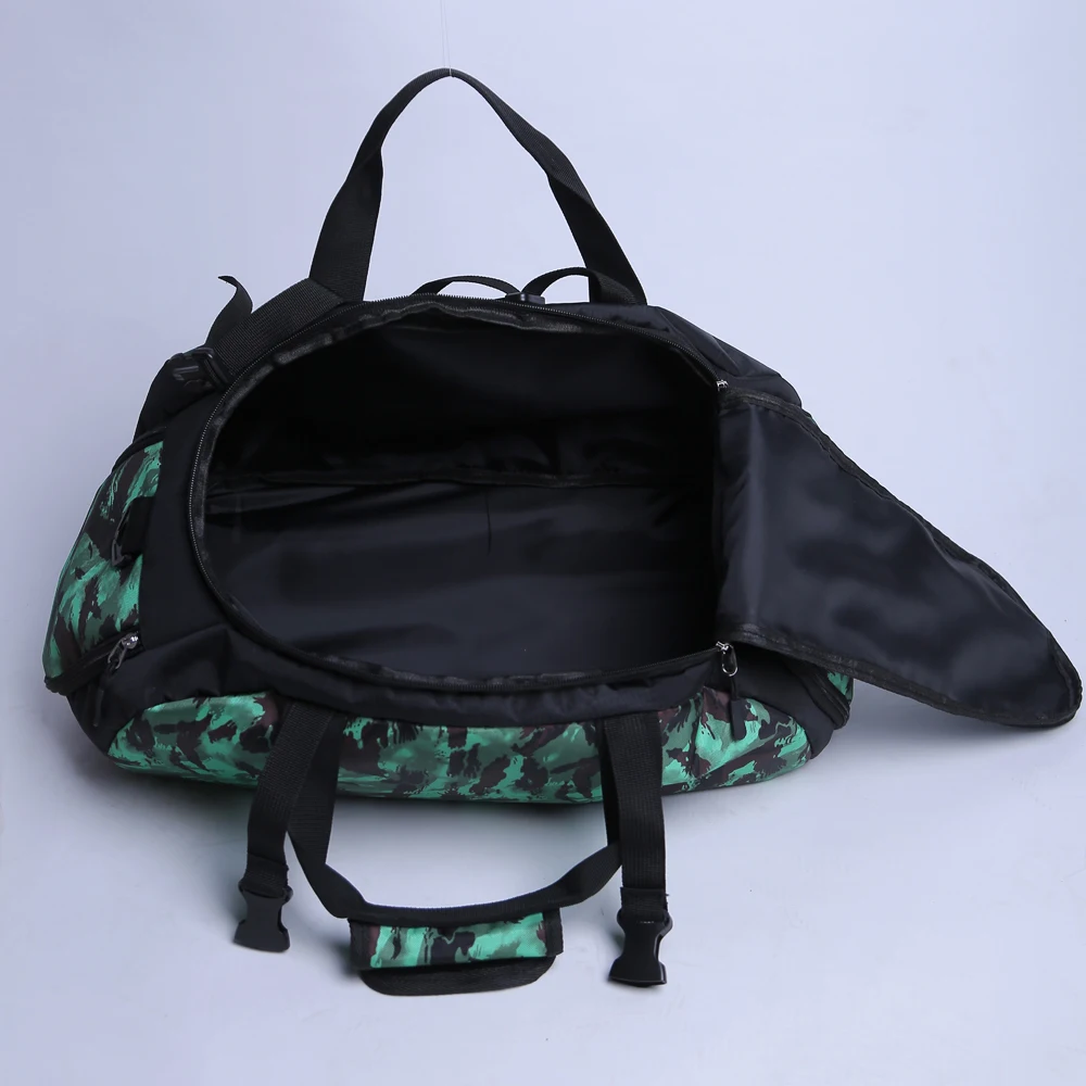 SG8011 3 way Unisex Young Fashion Camo Sports Gym Travel Duffle Bag with Shoe Compartment Custom logo