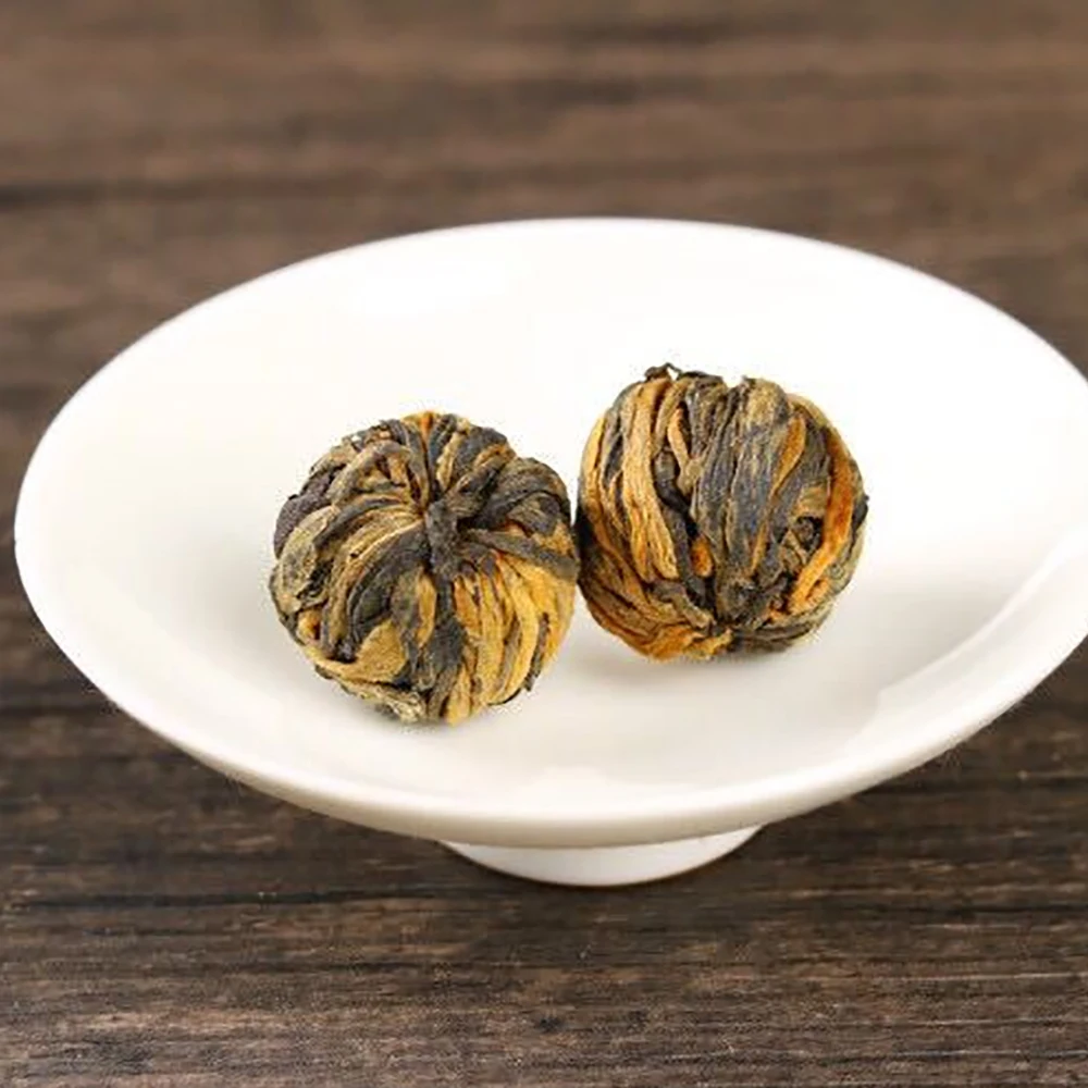 
High Quality OEM Ceylon Dianhong Black Tea Yunnan Blooming Black Tea Ball 