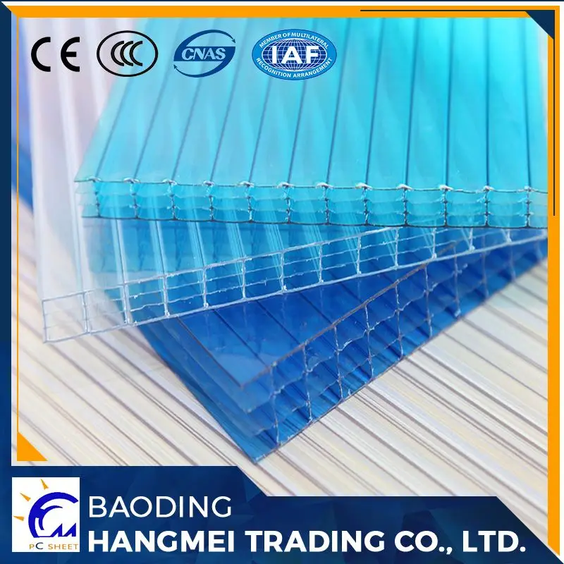 100% девственницы материал декоративных перфорированные многослойный пластик поликарбонат