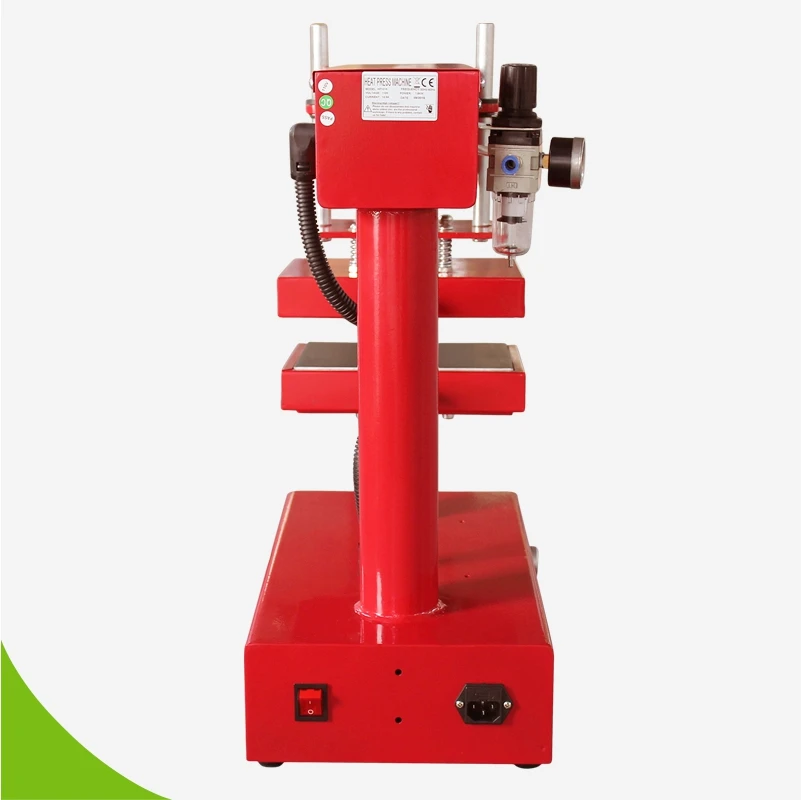 15X20 Pneumatic  Small Label Heat Press Machine Upper And Lower Double Fever