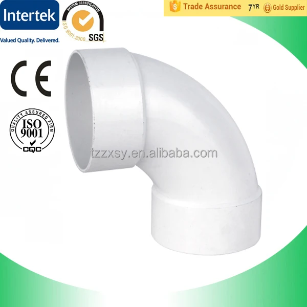 110mm 6 Inch Drainage Fittings PVC Sanitary Pipe Fittings