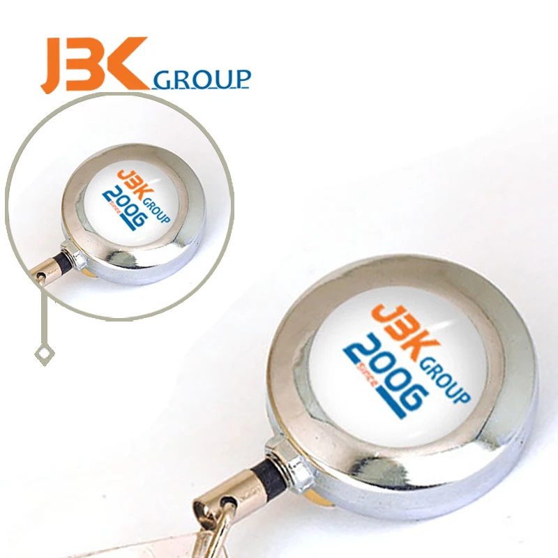 JBK 2018 new design yoyo keychain metal id card holder
