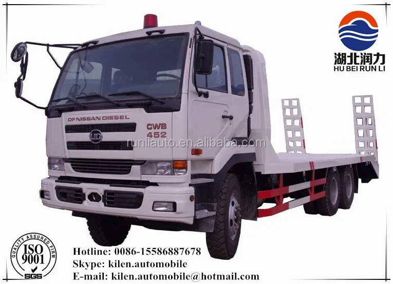 Ud Nissan 6*4 320hp DND3241CWB452H flatbed truck