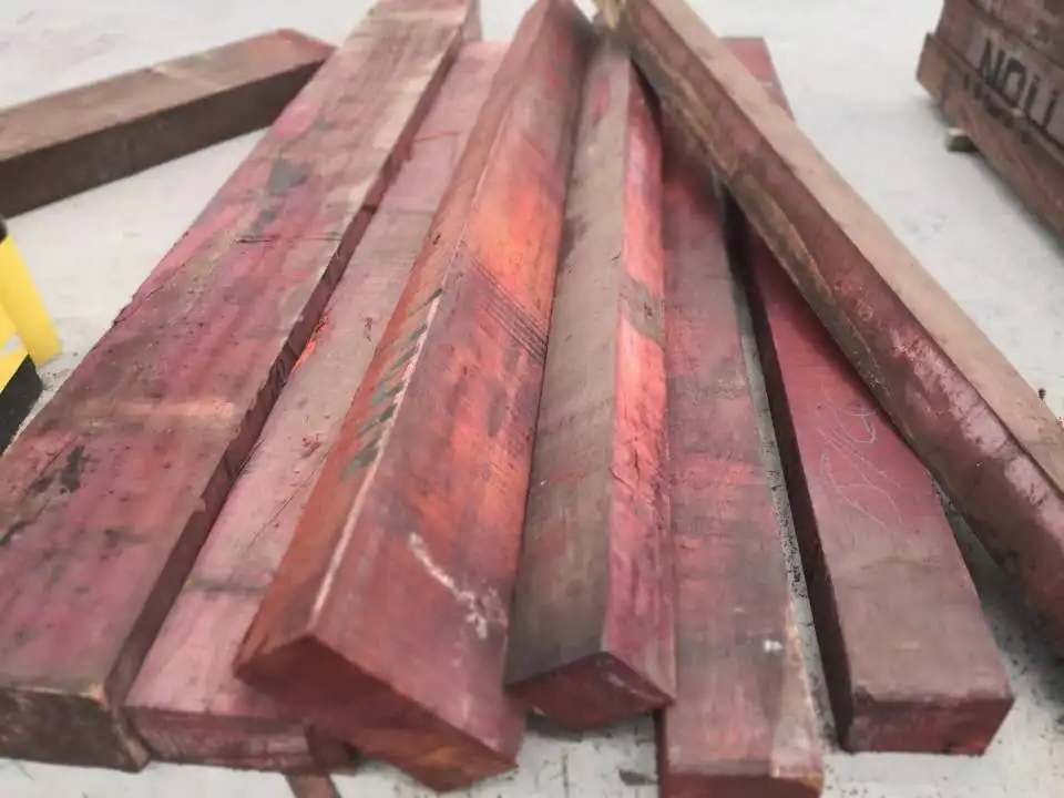 African padouk in stock and is very good quality and beautiful grain /dark hardwood on sale