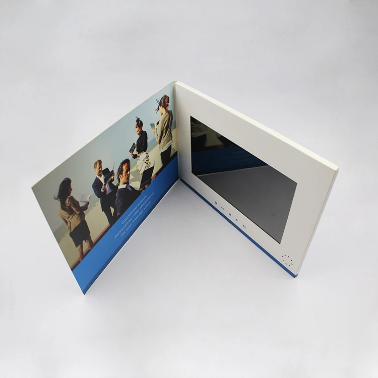 TFT 10inch LCD Screen Invitation Lcd Video Greeting Card Digital Video wedding book