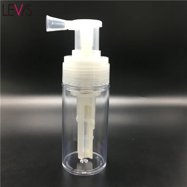 
110ml plastic baby powder containers talc powder bottle with pump 
