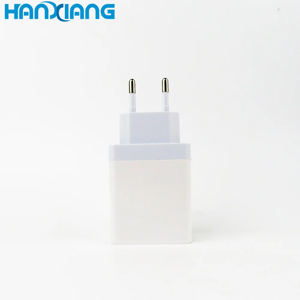 
Hot Sale Product 5V 3A PD Dual Port UK US EU Plug Wall USB Portable Charger Travel Adapter 